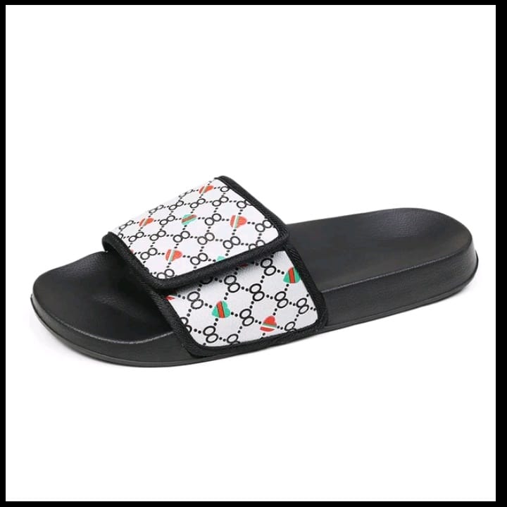 Black And White Color EIGHT New Version Lightweight Soft-Soled Slide Slipper Sandal For Men Stylish Men’s Slide Slipper S26. 