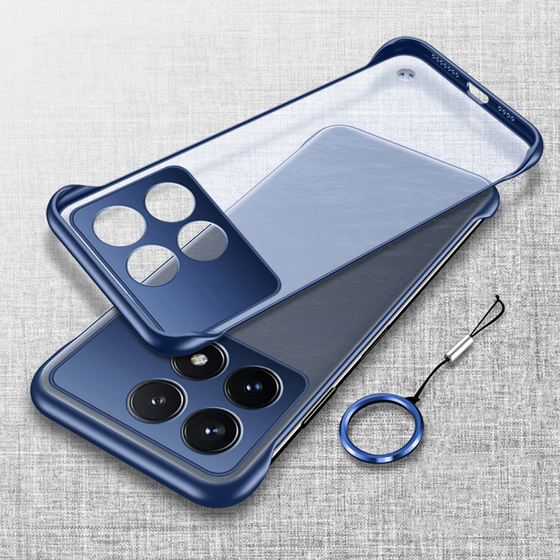 For Redmi Note 13 Pro Plus case Ultra Thin Frameless Case Matte Heat Ring Cover For Redmi Note 13Pro + Back Cover Phone cases. 