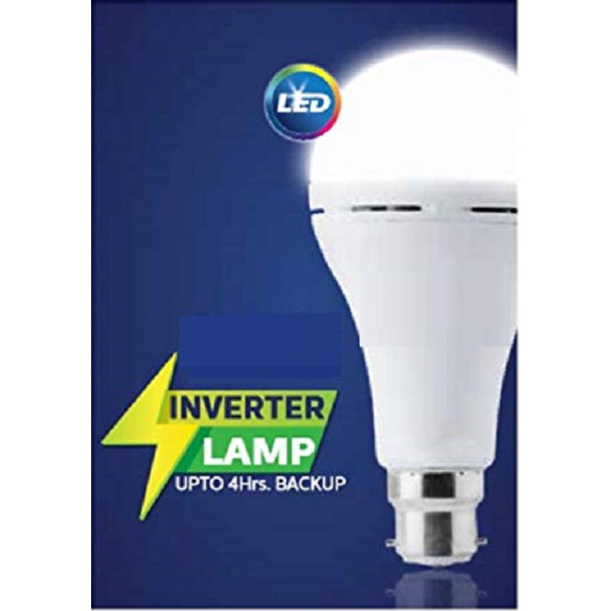12 Watt Rechargeable Emergency LED Bulb for Home, Cool Daylight, Base B22
