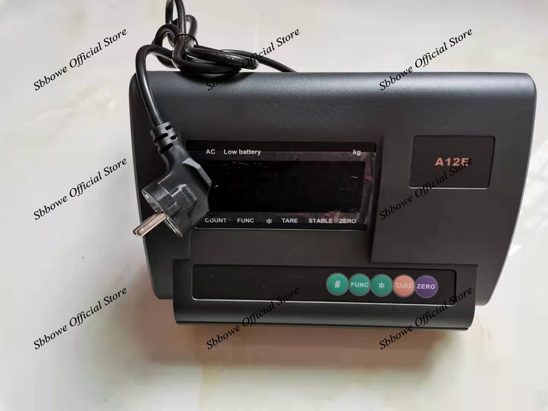 EnglishVersion XK3190-A12+E Platform Scale LED Display RS232 type  Weight Indicator load meter controller XK3190-A12E-Euro Plug (220V)