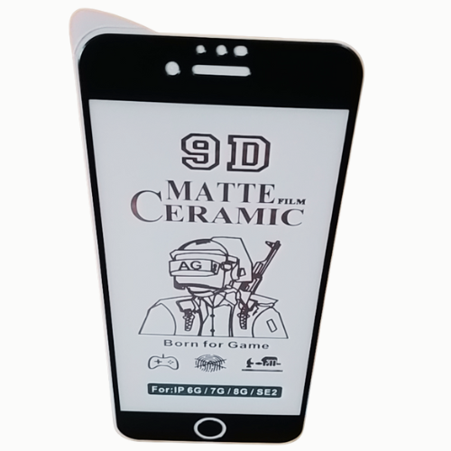 Matte Ceramic Film Screen Protector I iPHONE 6 / iPHONE 6S I Matte Finish Full Coverage Screen Guard Protector Screen Protector (It's Not GLASS). 