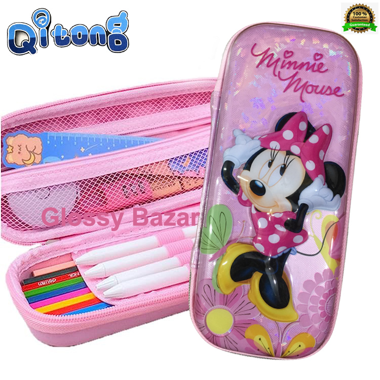 Tom Large Capacity Pencil Pouch for Girls & Boys School Supply Organizer for Students Stationery Case
