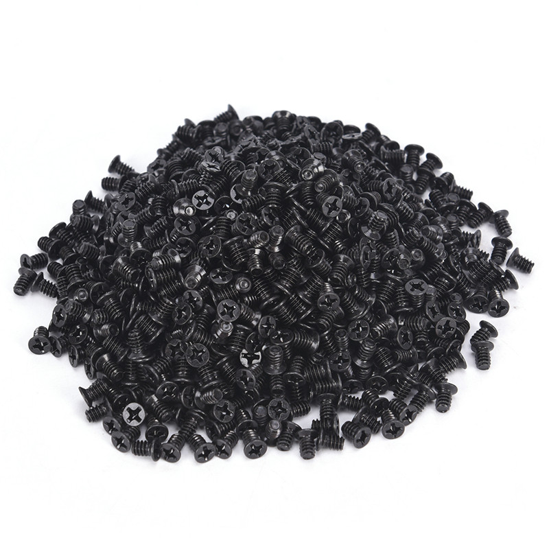 100PCS 3.5” Hard Drive HDD Tray Computer Chassis Hard Disk Black Screw For PC. 