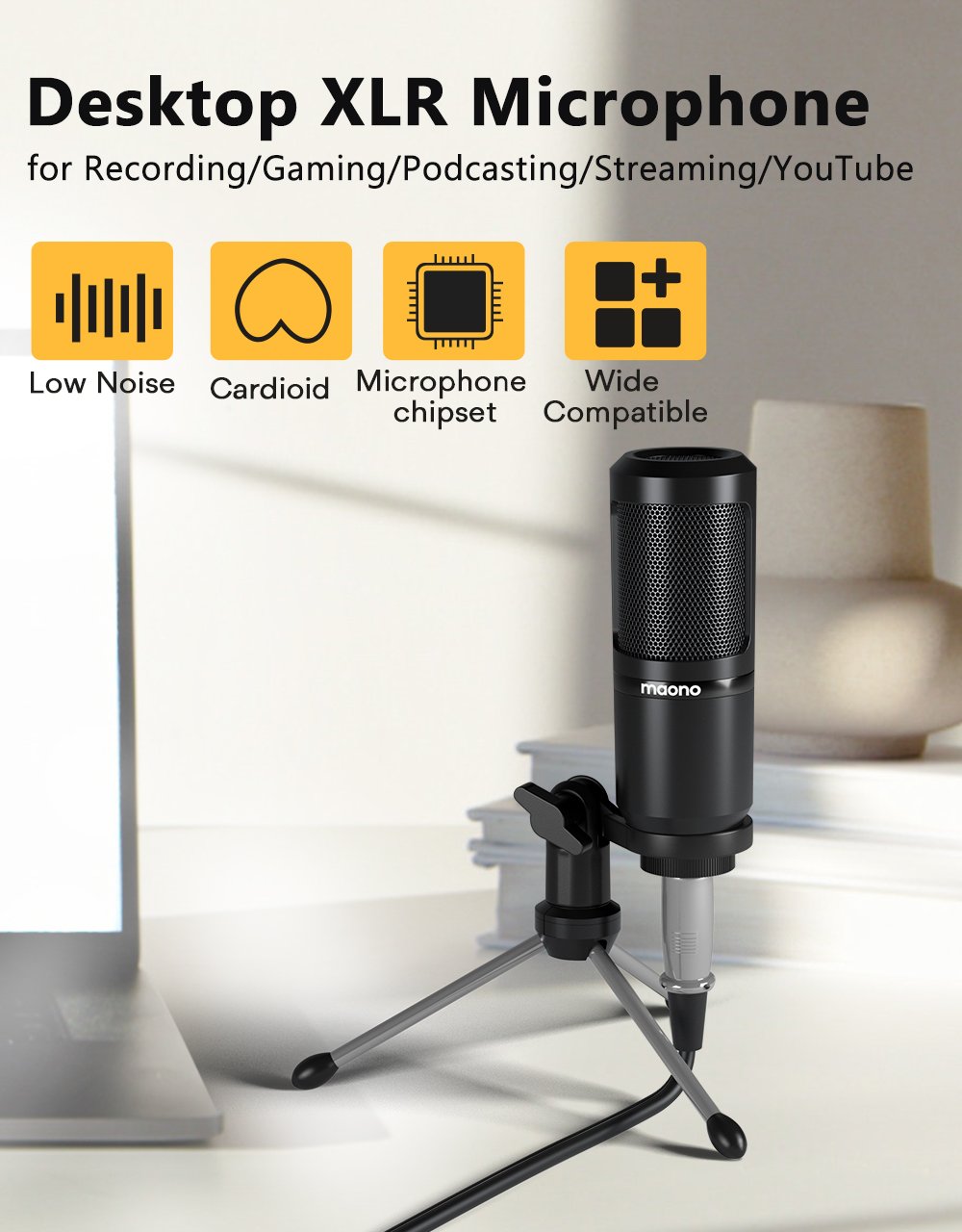 MAONO AU-PM360TR Condenser Microphone. 