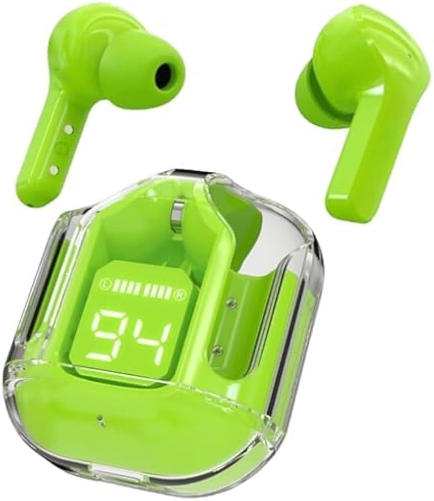 Ultrapods Max Bluetooth 5.3 Transparent Wireless Earbuds. 