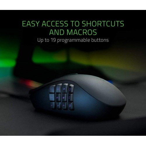 Razer Naga Trinity - Multi-color Wired MMO Gaming Mouse (Global). 