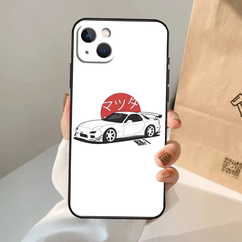 Mazda MX-5 Miata Phone Case For iPhone 14 11 12 13 Pro Max Mini SE 2020 6S 7 8 Plus X XS Max XR Cover Coque. 