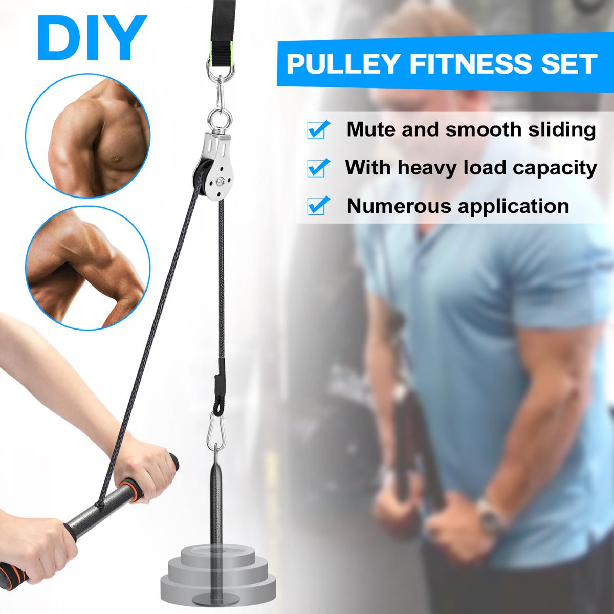 Homemade discount pulley workout