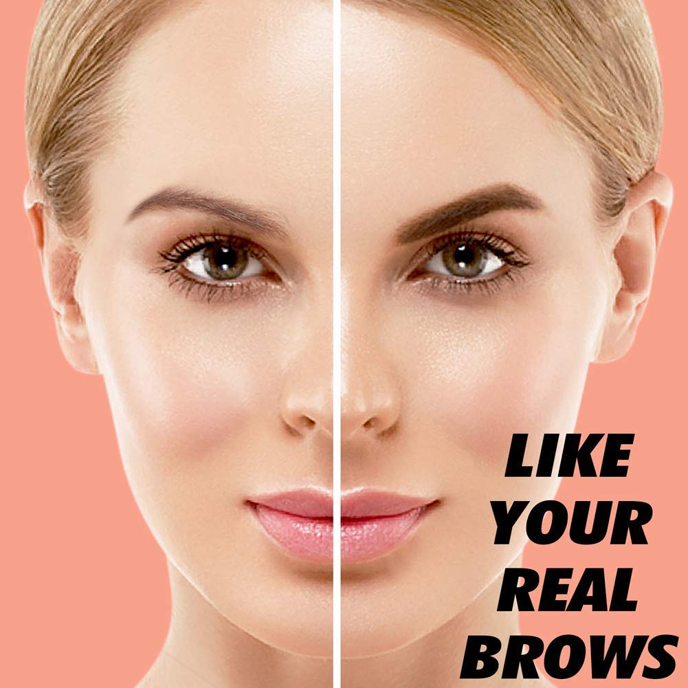 Everyday Low Price! Eyebrow Pen - Waterproof 4-Fork Tip Eyebrow Tattoo Pencil for Long-Lasting, Professional Results! Fine Sketch Liquid Eye Brow Pencil Delivers Natural-Looking, Defined Brows with Easy Application. Ideal for Both Beginners & Experts in E. 