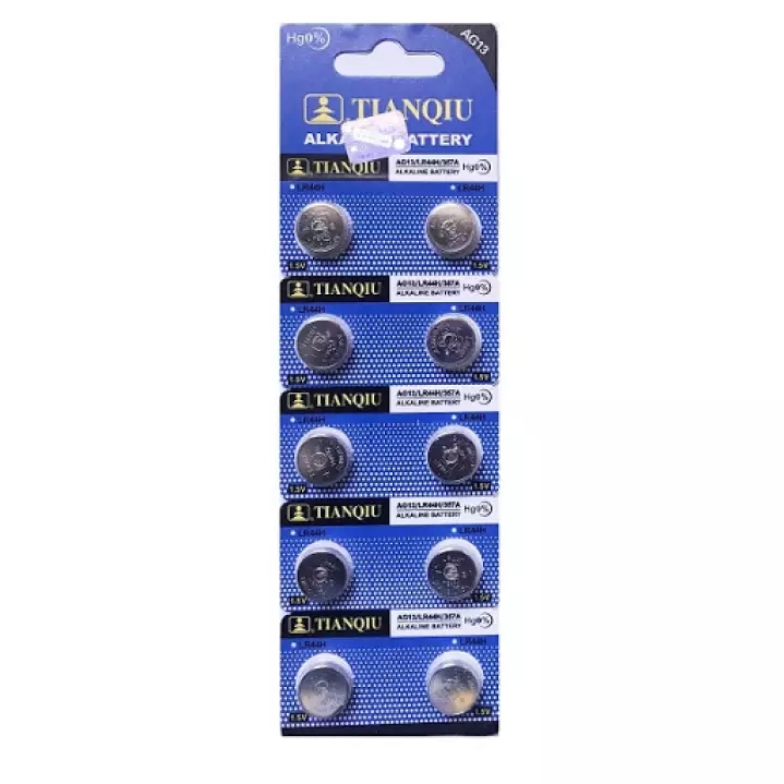 Alkaline Button Cell Battery Tianqiu AG13 /Coin Cell. 