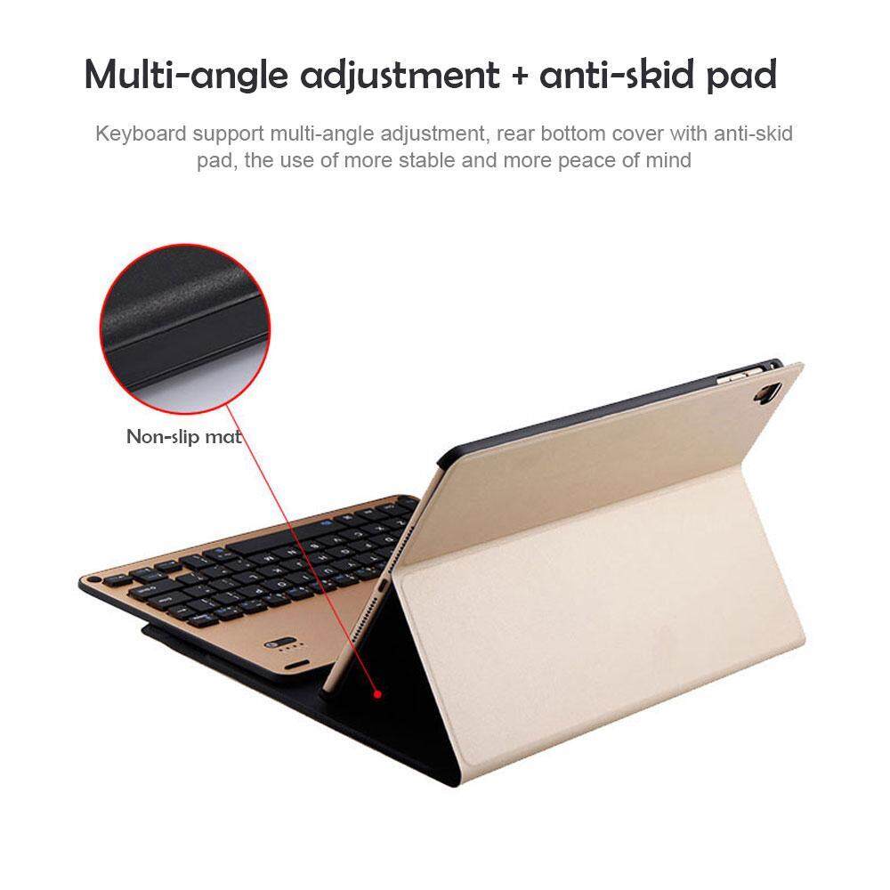 Kobwa IPad Pro 10.5 Keyboard Case Cover With Aluminum LED Backlit Detachable Bluetooth Keyboard and Multi Stand Angel. 