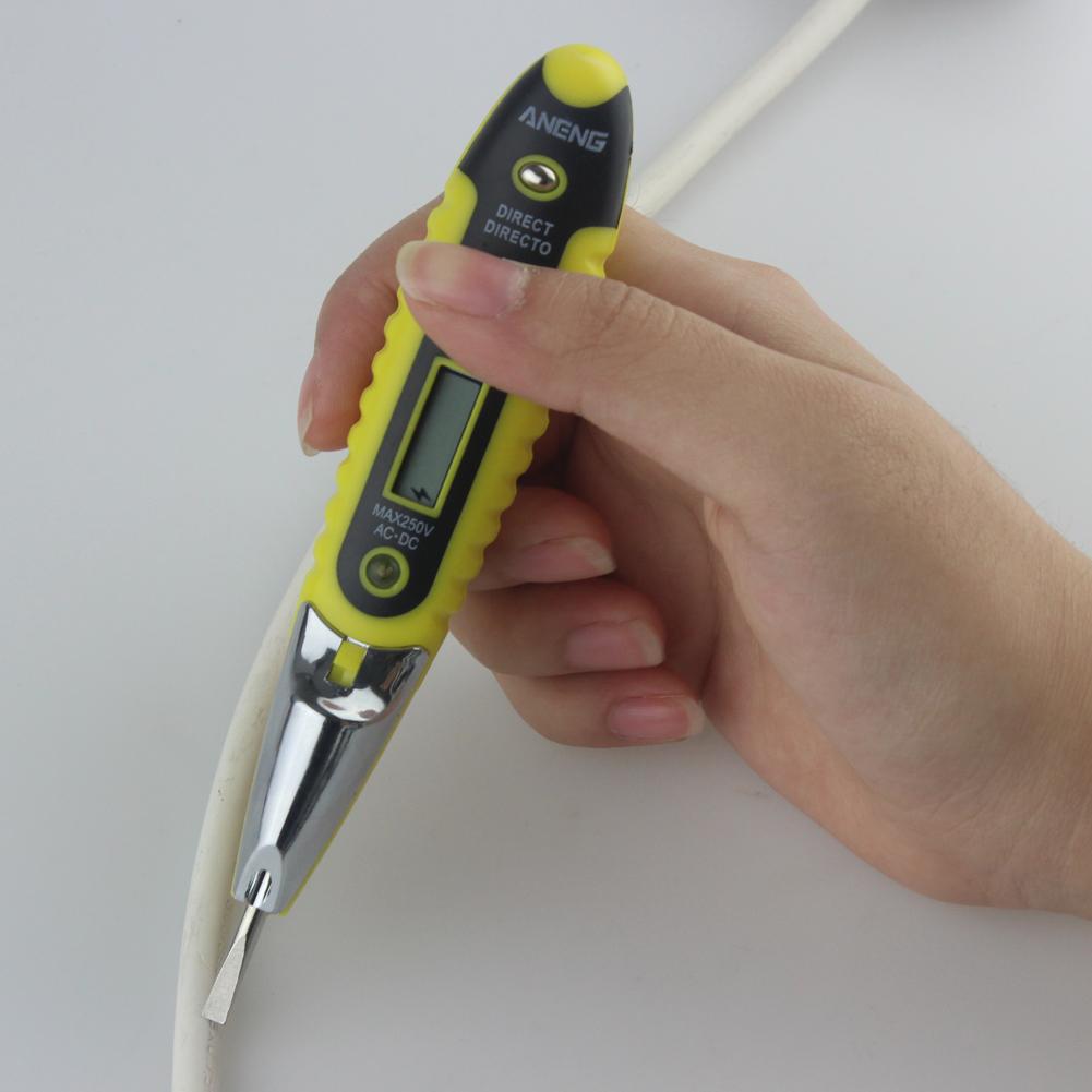 Electric AC/DC Voltage Detector Meter Tester Pen 12V-250V w/ Indicator Lamp. 