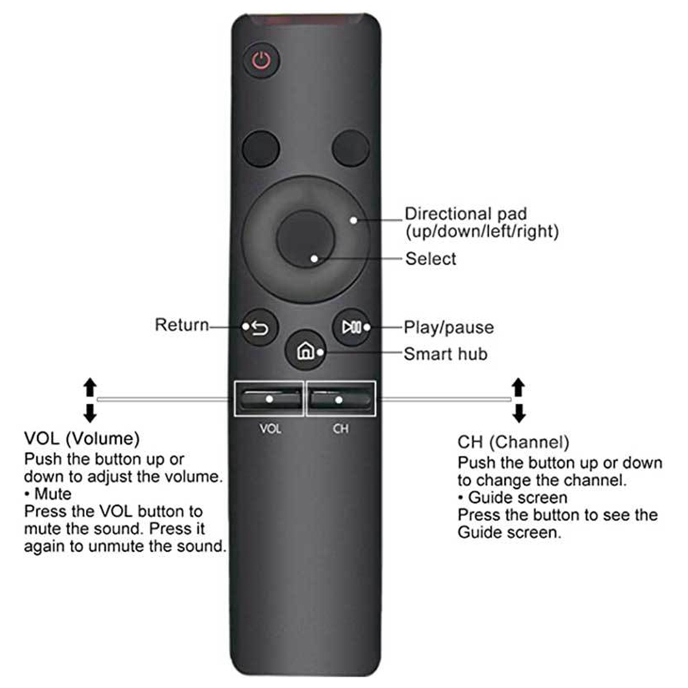 【3C VictoryEagle】Replacement Remote Control Samsung Smart LCD 4K TV. 