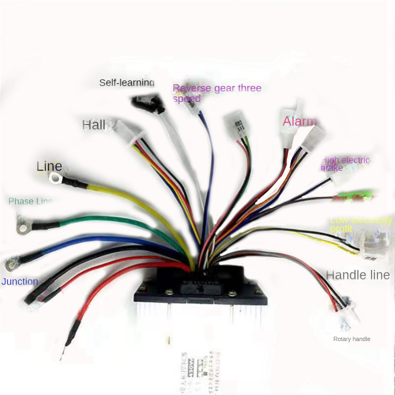1 PCS 48V 60V 64V 1200W Brushless Speed Motor Controller Replacement Accessories for Electric Bicycle E-Bike & Scooter. 