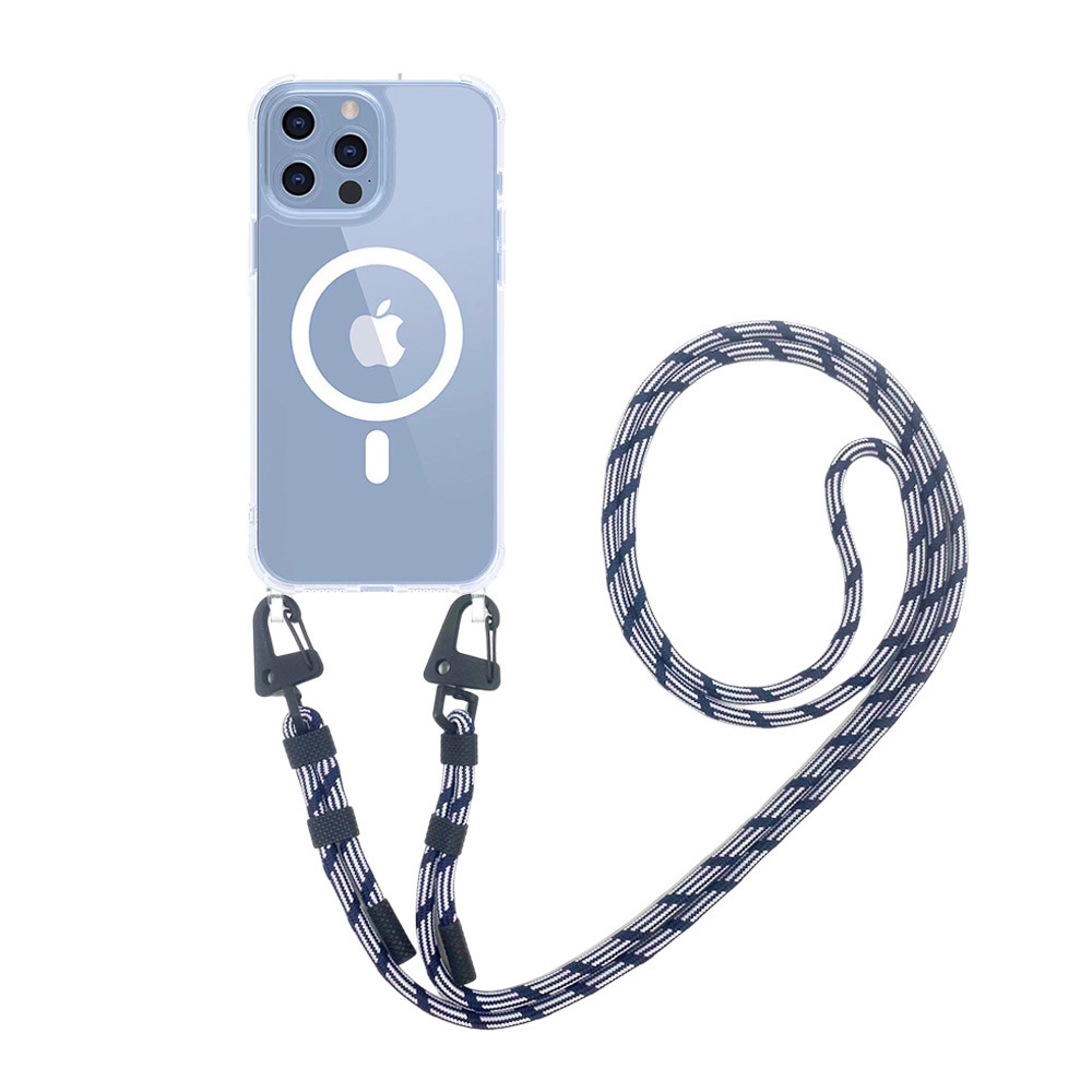 Cross Body Lanyard Applicable iPhone15Pro Phone case XOUXOU Apple 14 All-Inclusive Magnetic Case. 