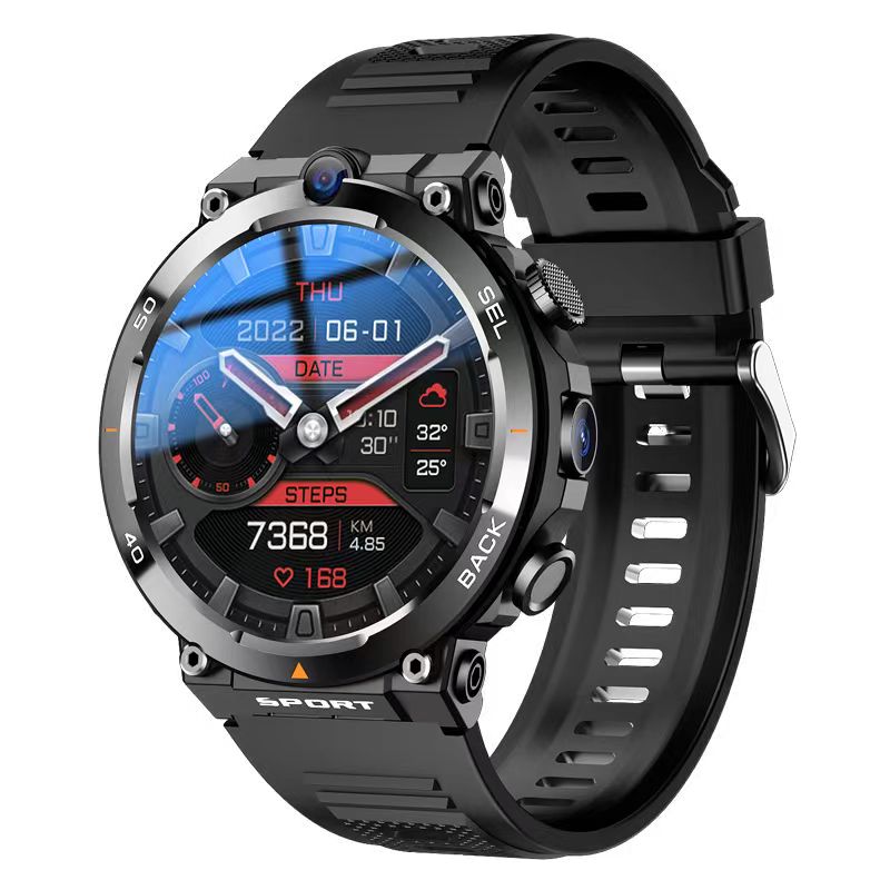 4G Smart Watch Men With 4G Network WIFI Internet access Dual Camera Video Calls 1.39 Smartwatch Support Play Store Download APP. 