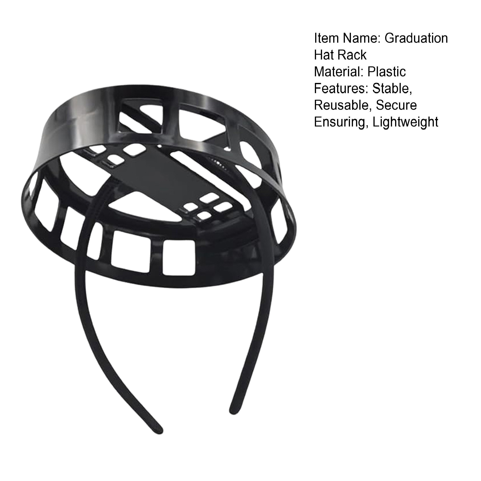 Graduation Cap Holder Graduation Cap Insert Rack Lightweight Stable Support for Master Doctor Bachelor Caps Reusable Secure Topper Holder Secure Cap Holder for Graduates. 