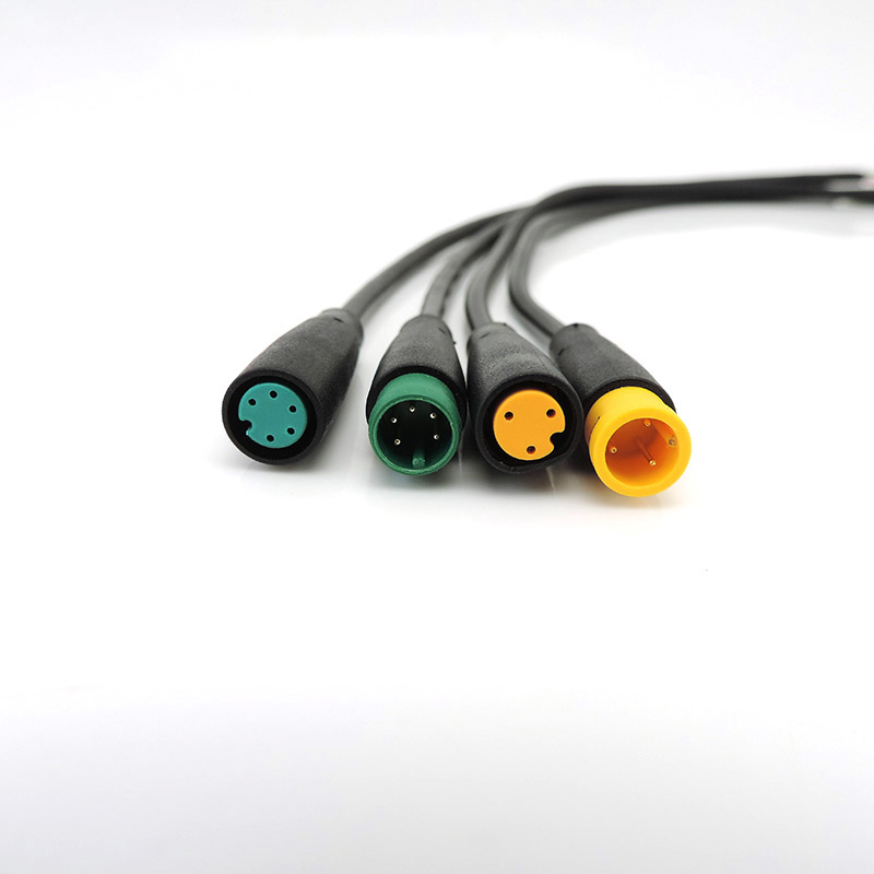 Merlin Irving Shop M8 2 3 4 5 6 Pin Electric Joint Plug Connector Wiring Line Cable Signal Connecting Sensor 20CM. 