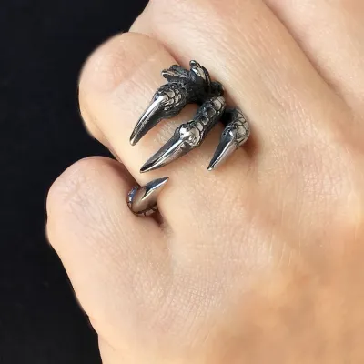 Mens on sale claw ring