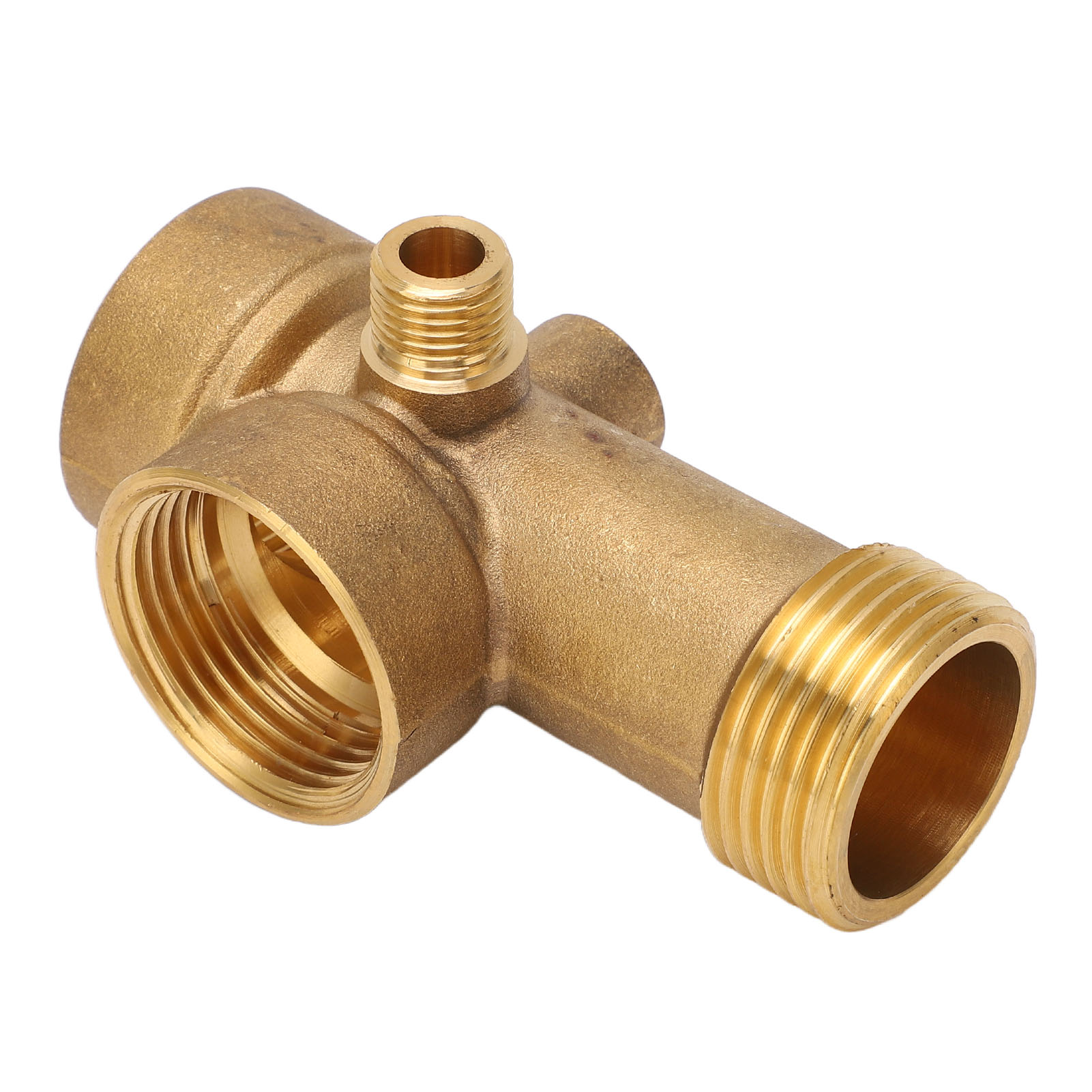 Pipeline Connector, Brass Water Pipe Fitting 5 Way for Oil. 