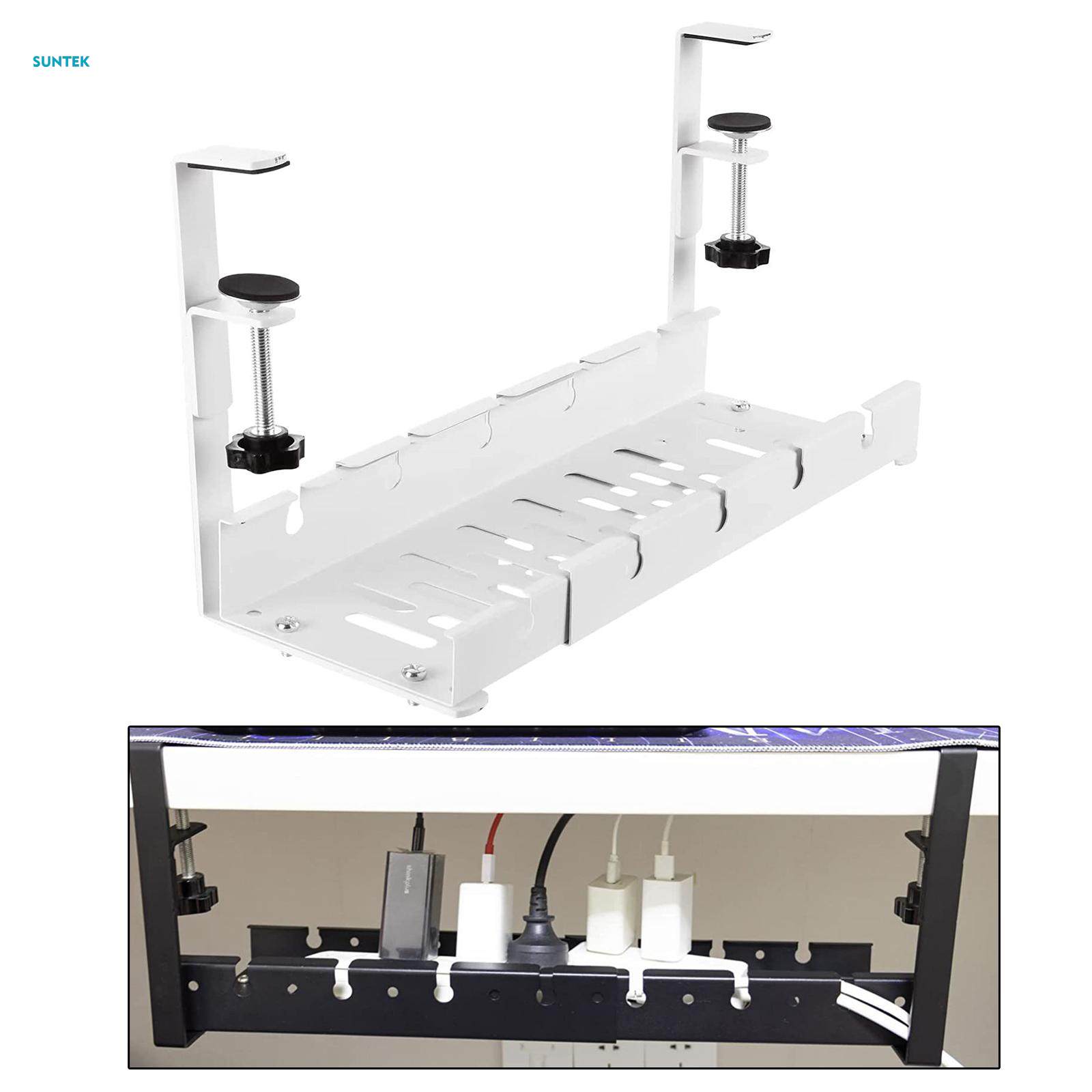 Wire Management under Desk Wire Patch Board Iron Computer Cable Rack Cable Management Tray for