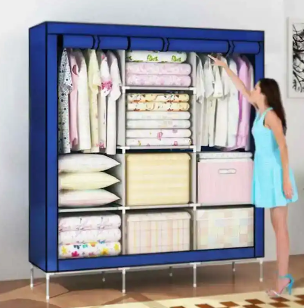 Portable Cloth And Storage Wardrobe Cabinet (IDV-88130). 
