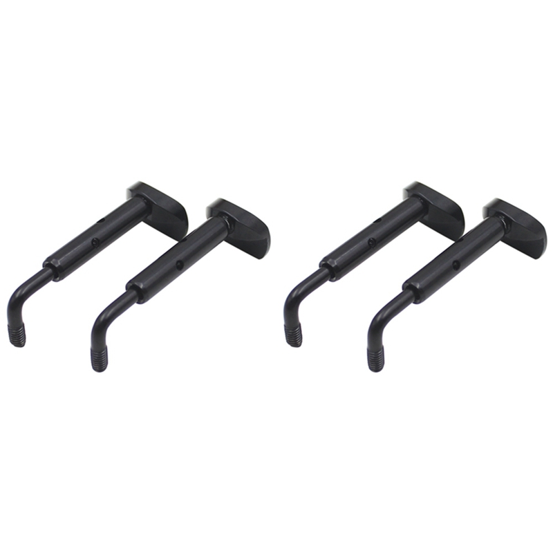 2Pair of 4/4, 3/4 Size Violin Chinrest Chin Rest Clamp Screw Black Color Detachable
