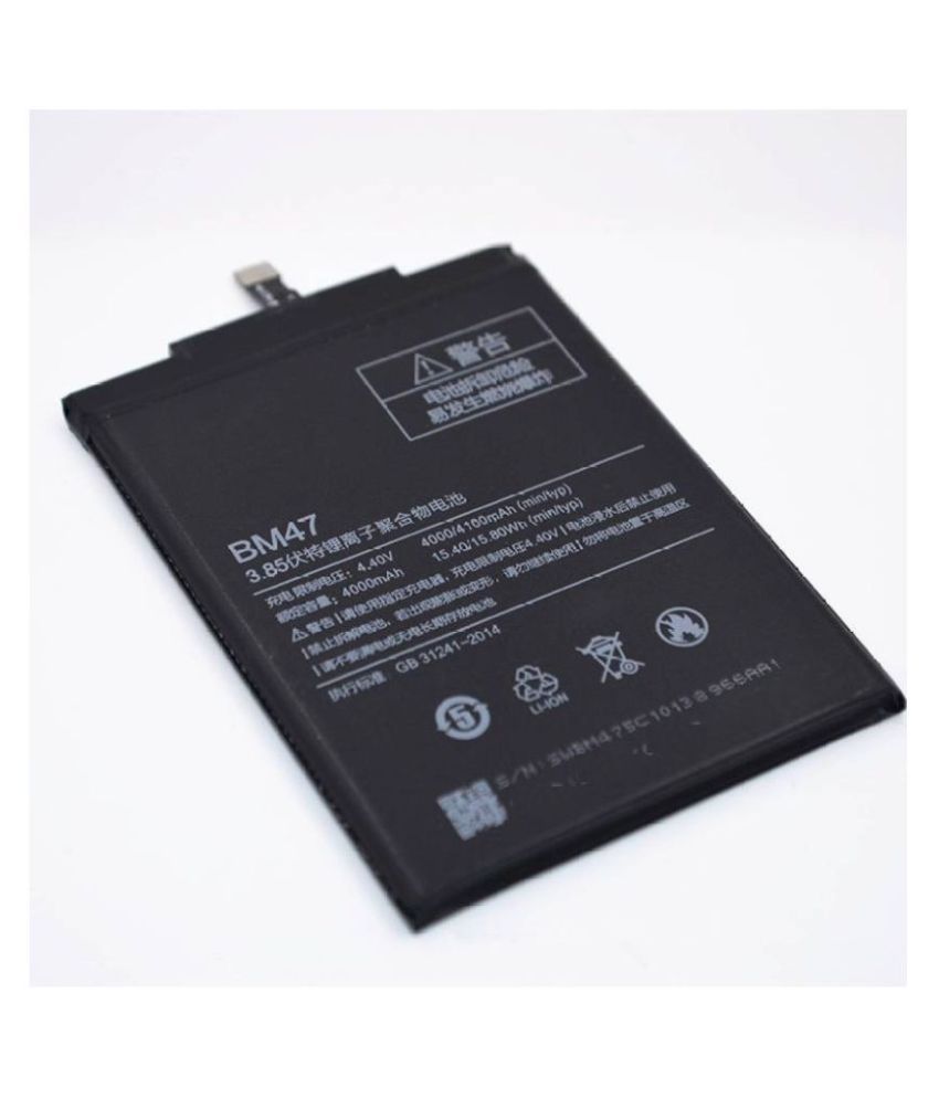 Mobile Battery BM-47 For Xiaomi Redmi 4x / Redmi 3 / Redmi 3s / Redmi 3x  Replacement Batteries (Lithium-ion Polymer Battery). 