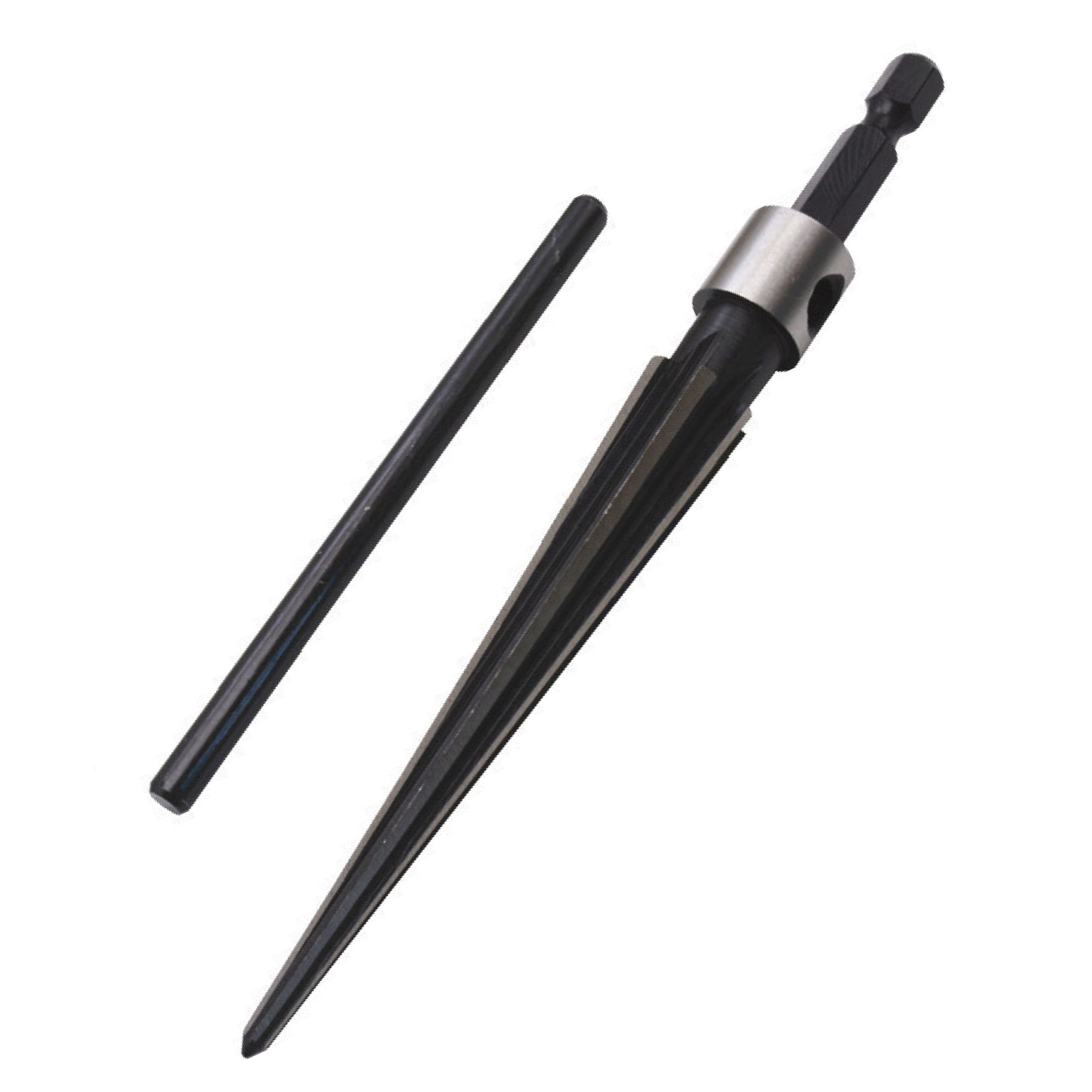 3-13mm Hex Shank Taper Reamer Handheld Woodworking Fluted Chamfer Cutting Tool. 