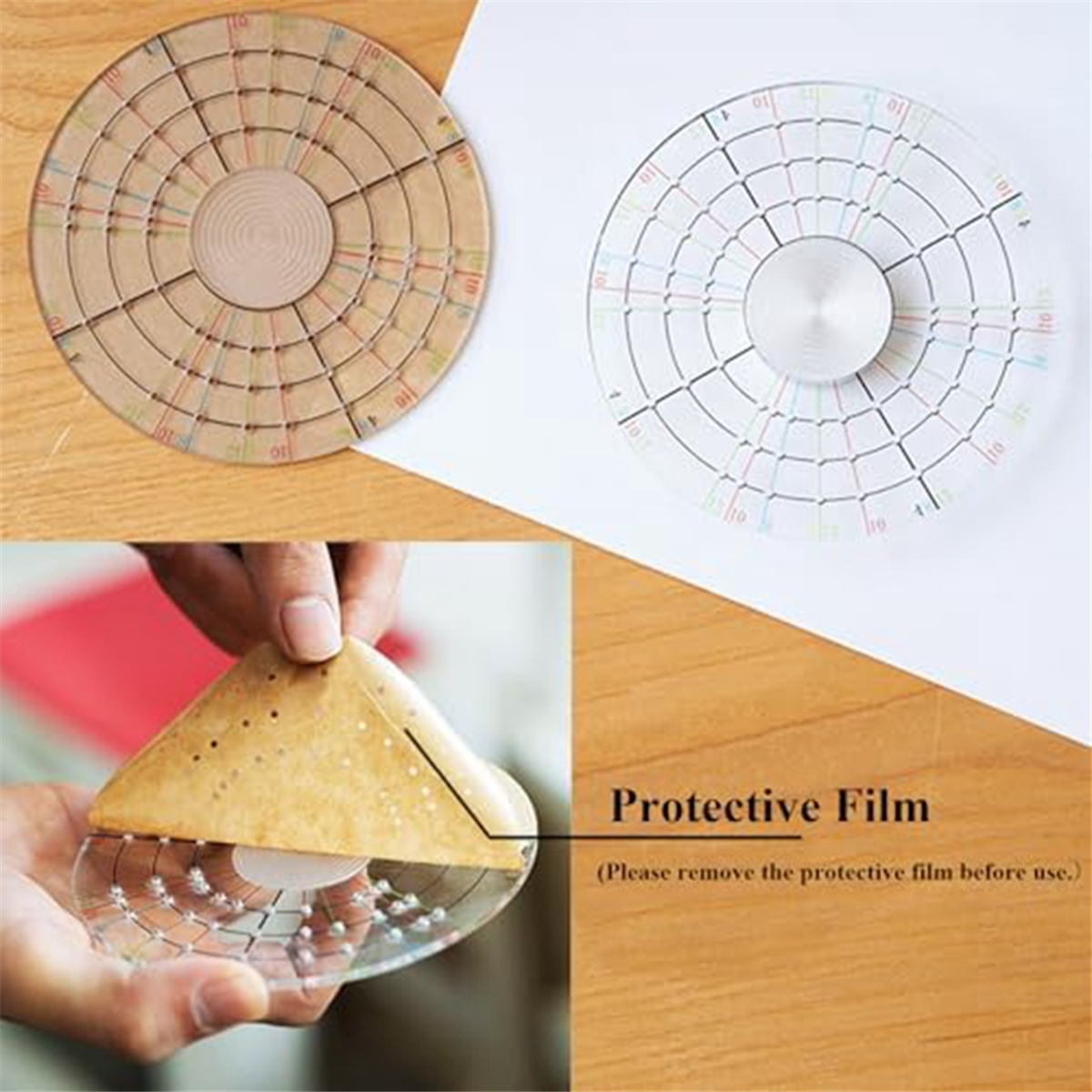 Ceramic Pottery Trimming Spinner Tools Rotary Disc Pottery Wheel Trimmer Tool Clay Tools for Potters and Clay Artists,S SnowWhite. 