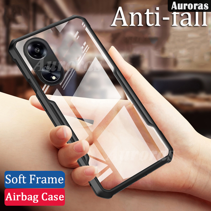 Phone cover For OPPO A60 case shell Air Cushion Soft Silicone Clear Transparent Shockproof Armor Cover For oppo A60 Cases Housing