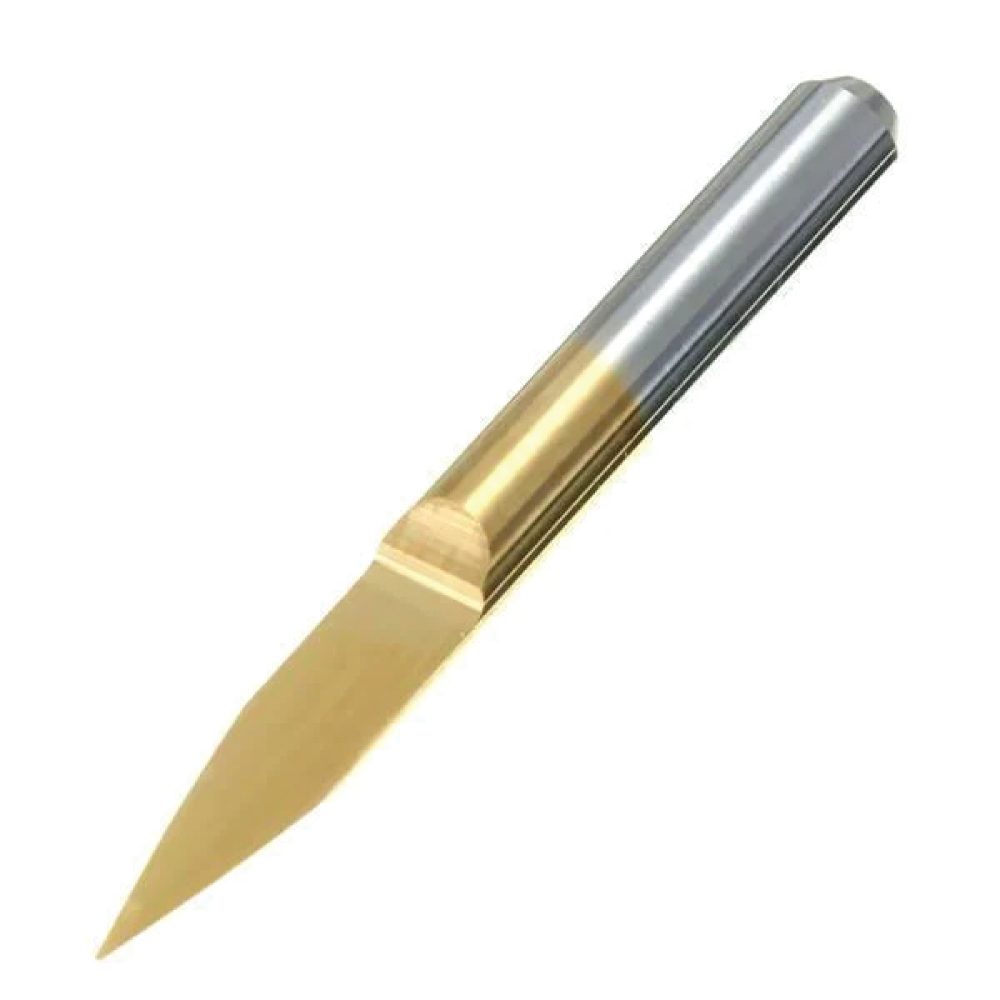 Carbide PCB Engraving Bits 3.175mm 0.1mm CNC Router Bit grinding sculpture Tool. 