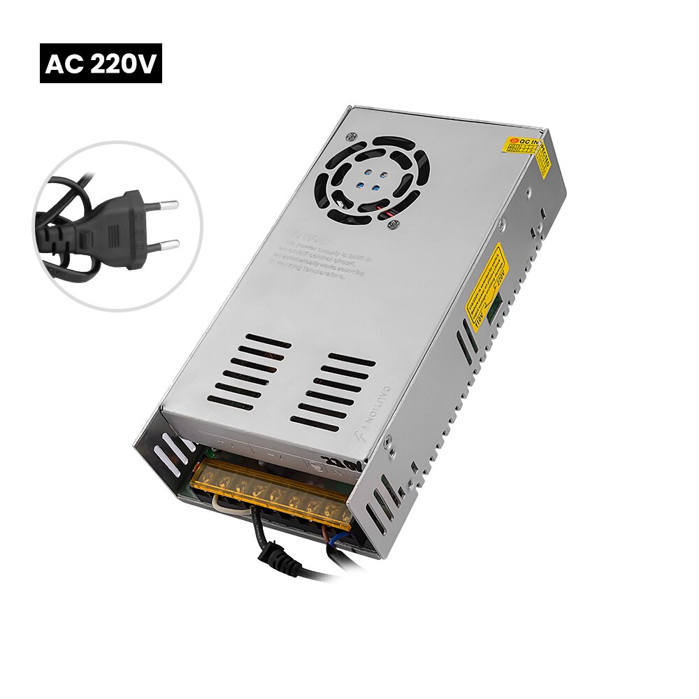Amplifier DC 48V Switching Power Supply Transformer AC110V-220V to 48V 7.5A Source Adapter Driver for TPA3255 Amplifiers DIY - 220V EU Plug. 