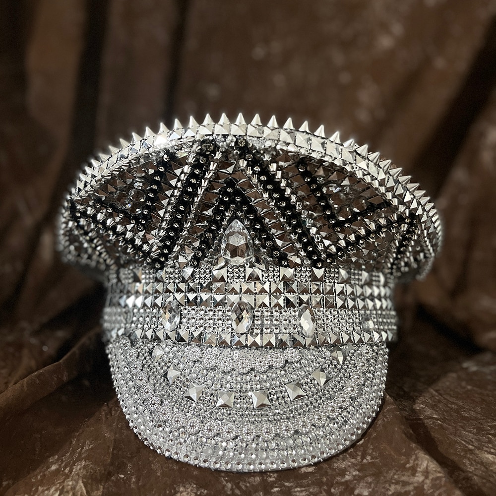 Handmade Women Steampunk Military Hat For Lady Sergeant Bridal Hat Hen Do Hat Festival Captain Birthday Part Hat Can Customize. 