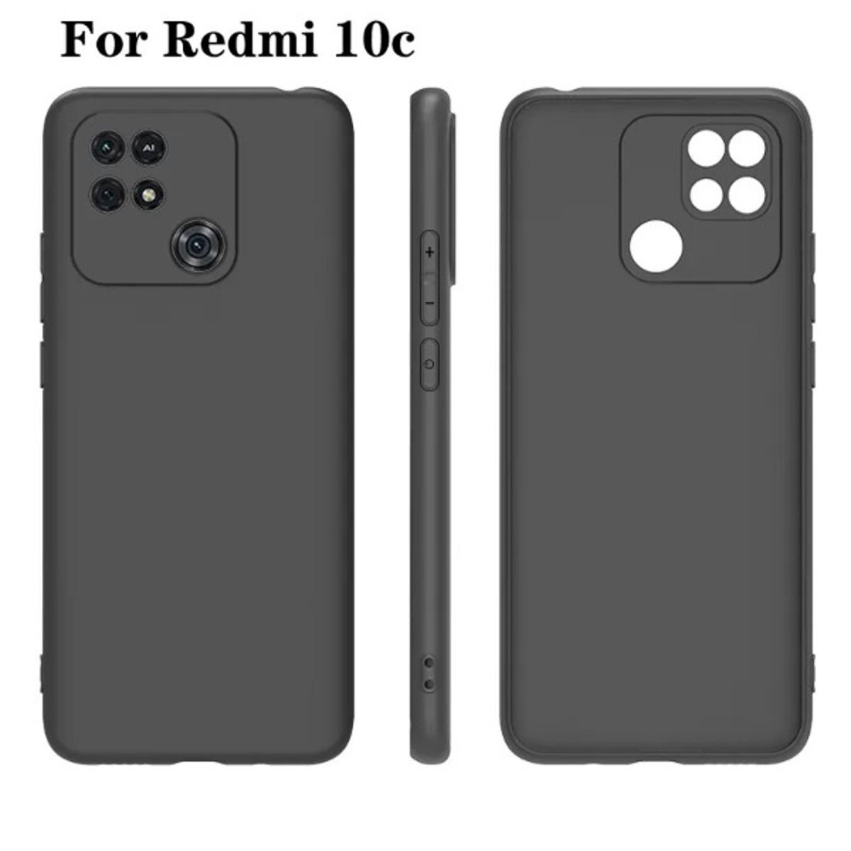 For Xiaomi Redmi 10C Silicone Case Mobile Back Cover Protect Back Cover Soft Case For SmartPhone.