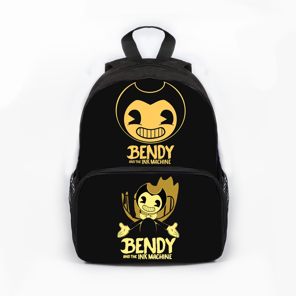 Bendy and the Ink Machine Backpack Student Pupils ravel Bags Schol