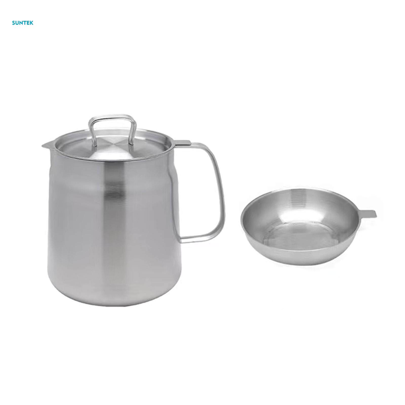 Deep Frying Pot with Strainer and Frying Basket for Fried. 