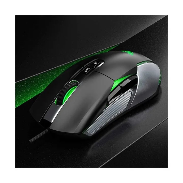 Aula F816 Wired Black Gaming Mouse. 