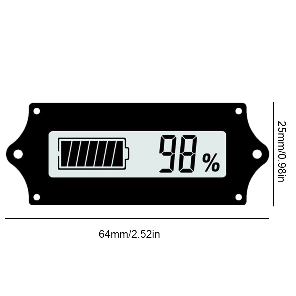 Universal Battery tester Charge Level Indicator LED Display Lead Acid Lithium Batteries Capacity Monitor Tester Voltmeter. 