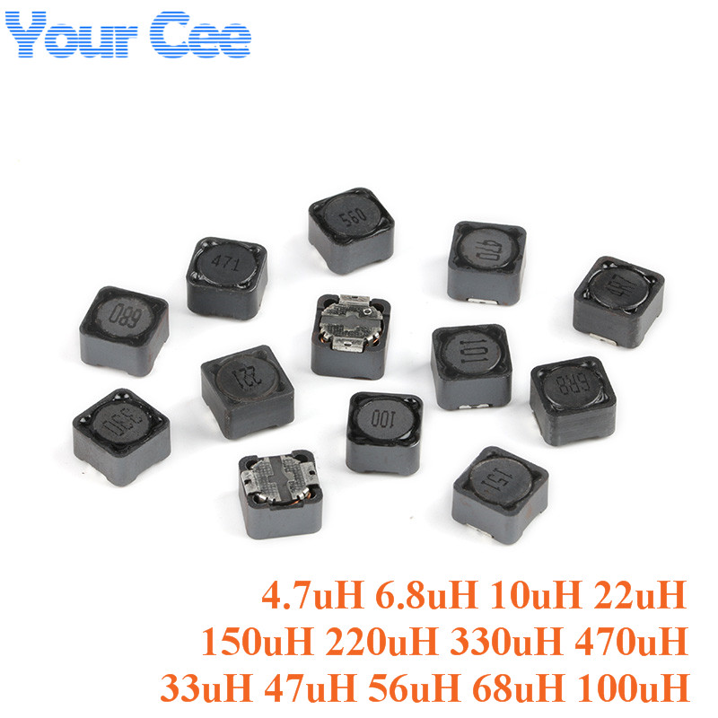 5pcs CDRH127R Shielded Inductor SMD Power Inductance 12*12*7MM 4.7uH 6.8uH 10uH 22uH 33uH 47uH 56uH 68uH 100uH 150 220 330 470uH