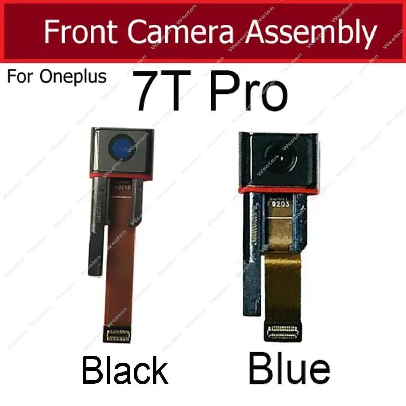 For Oneplus 7 Pro 7T Pro Front Camera Assembly Module Small Facing Front Lift Camera with Shell Flex Cable Ribbon Spare Parts. 