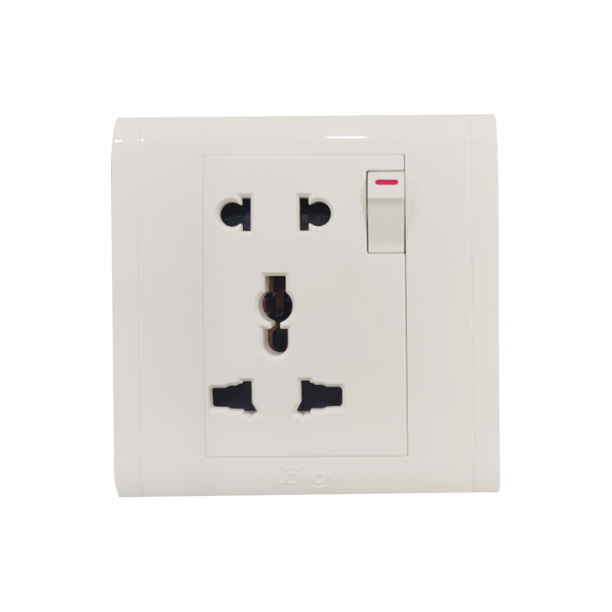Honeywell LONON 16A 5 Pin Multi Function Combined Universal Socket with Switch Premium Caliber Five 5Pin