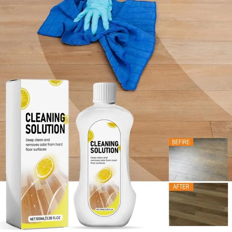 100ml Floor Cleaner Liquid Multi-Surface Floor Cleaning Solution Powerful Tile Cleaner Deep Cleansing Mopping Solution. 