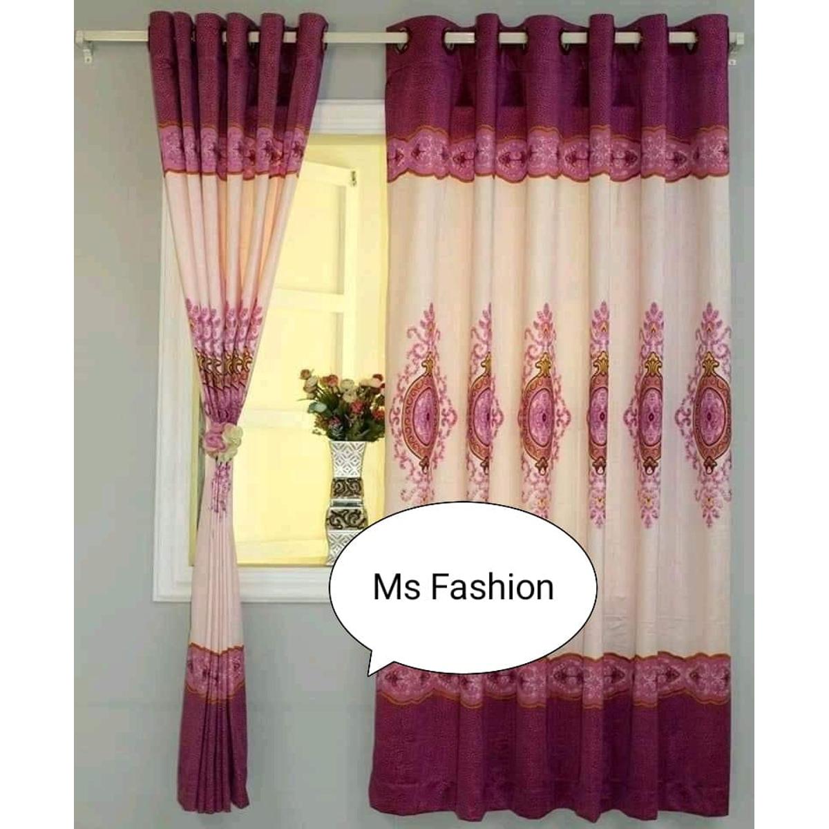 Synthetic Curtain Door & Window Porda 1Pis 4 kuchi-8pis ai lite -Color Multicolor - Porda