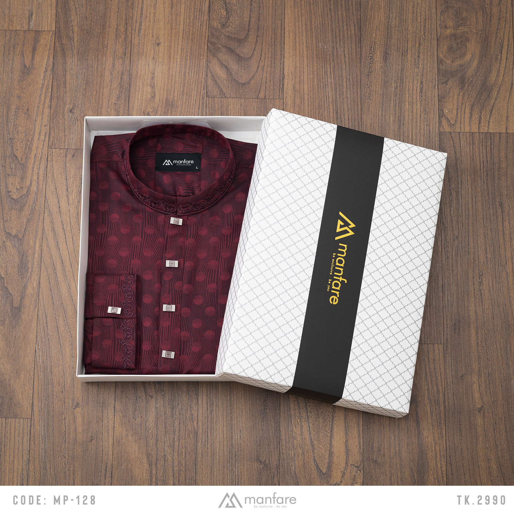 Manfare's ELITE Quality Digital Printed Panjabi For Men I MP-128. 