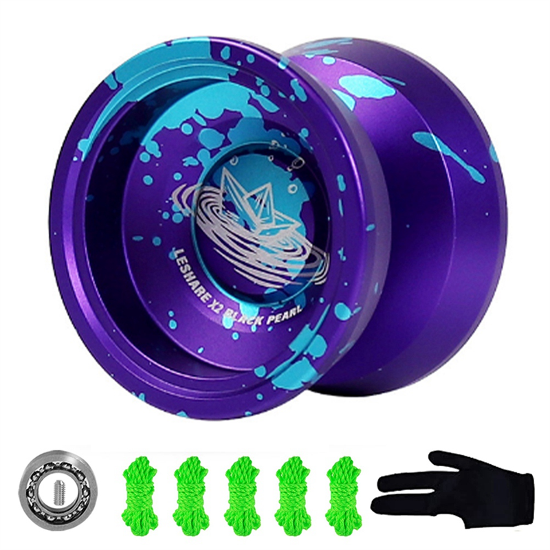 Yoyo Professional Alloy Competition Newbie Entry Dead Sleep Turn Alive Sleep Yo-Yo Easy Install Easy to Use
