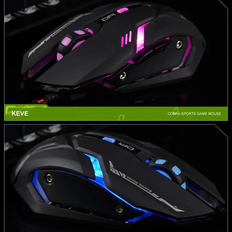AZZOR Wireless Gaming Mouse Rechargeable 7-color Luminous Backlight Breath Comfort Gamer for Computer Desktop Laptop NoteBook PC. 