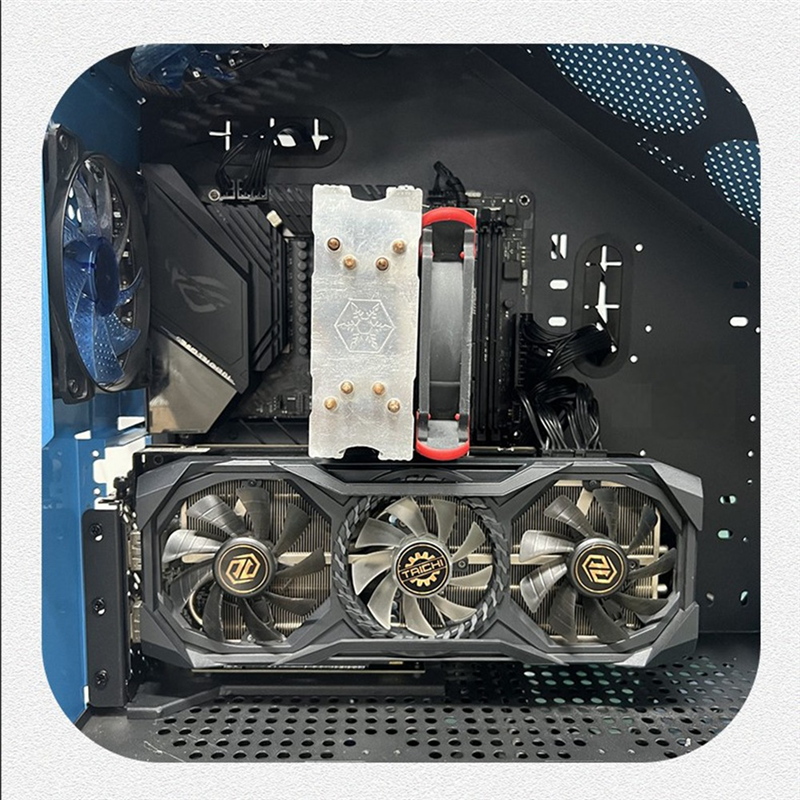 Universal Vertical GPU Holder Riser ATX Matx Case VGA Graphics Card Steering Bracket for 3090, 4090 Graphics Cards Black. 