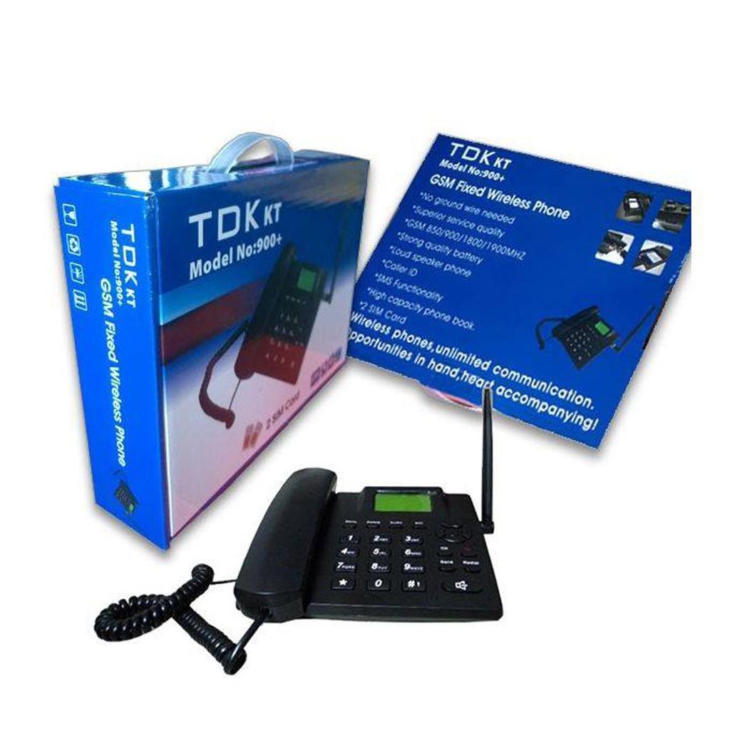 Dual Sim Tdk Kt 900 Wireless Gsm Landline Phone Black Buy Online At Best Prices In Bangladesh Daraz Com Bd