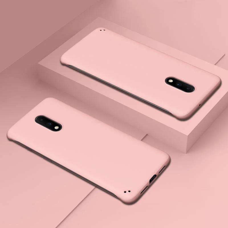 Slim Frameless Phone Case For OnePlus 11 10 9 9R 8 8T 7T 7 Pro Ultra Thin Candy Color Matte Hard Plastic Back Cover. 